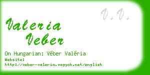valeria veber business card